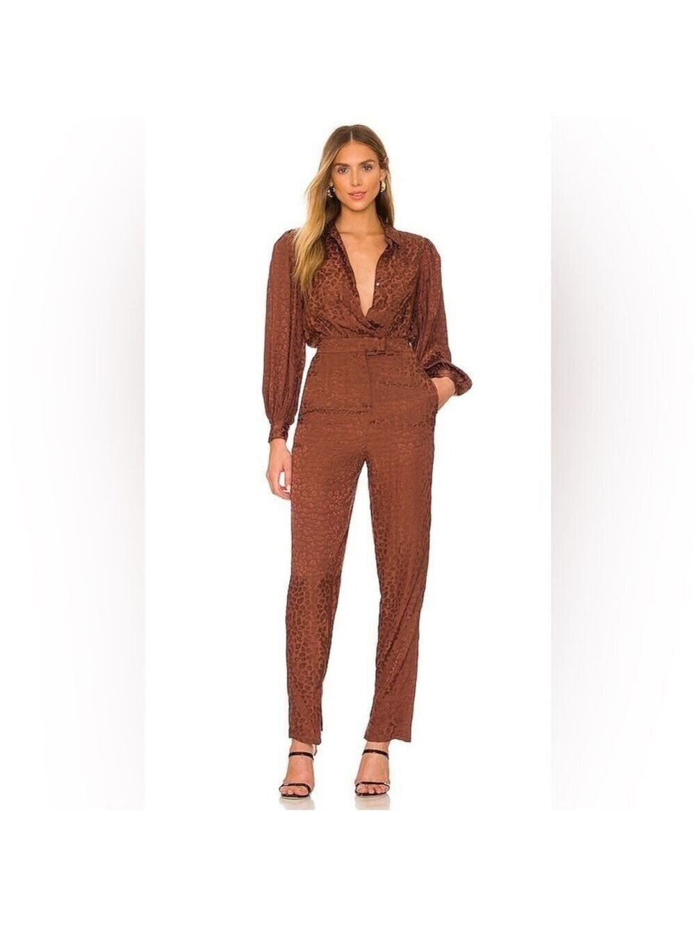 Elegant Brown Jumpsuit